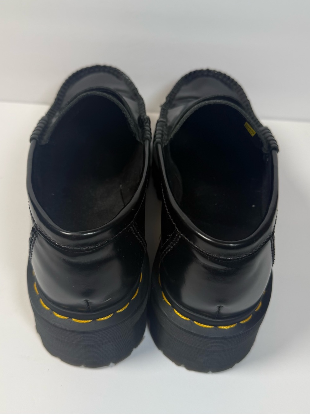 Dr Martens Penton Buttero Quad Platform Penny Loafer Black Leather US M8 W9 EU41 - Picture 13 of 16